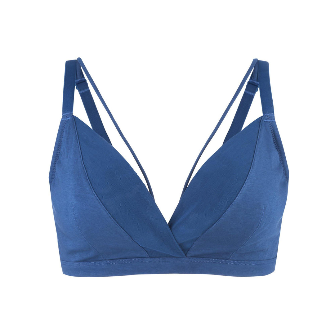 Soft JulieMay organic cotton and silk bra for sensitive, reactive skin