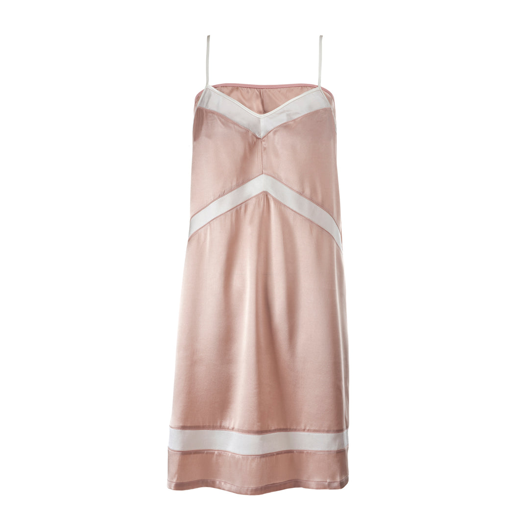silk dress with built in bra Satin A-Line Prom Dress Sleeveless Built-In Bra Zipper Evening Gown