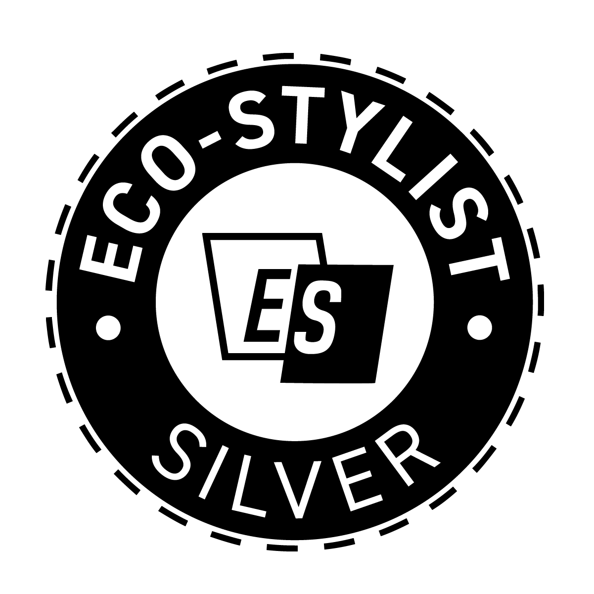 Eco-Stylist Silver Stamp logo