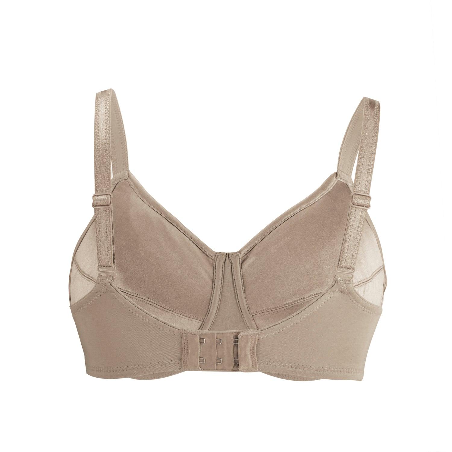 Shell-Supportive Non-Wired Silk & Organic Cotton Full Cup Bra with removable paddings - Juliemay Lingerie