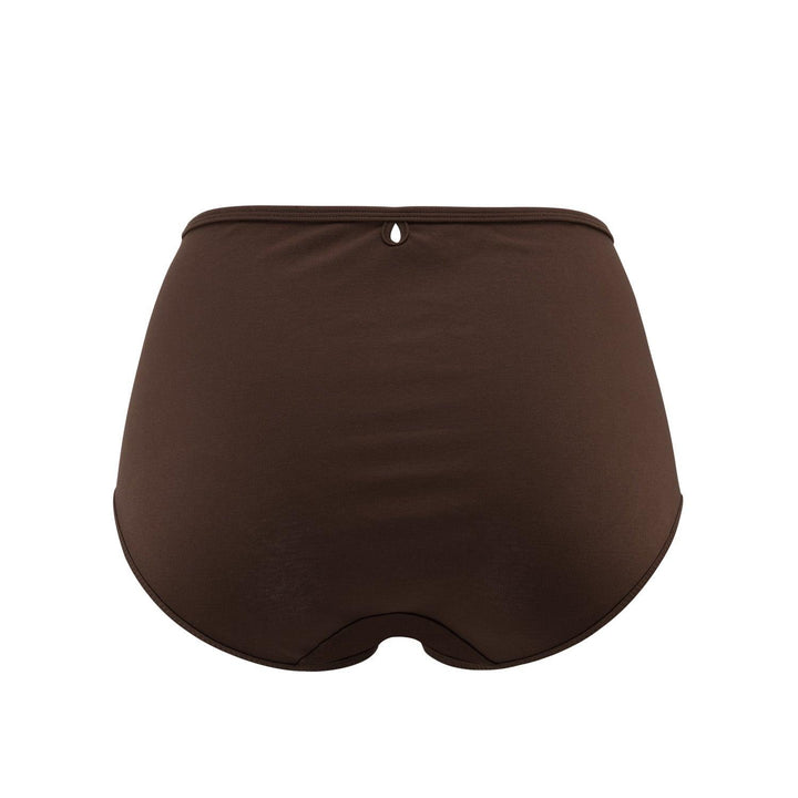 Vanessa Silk and Organic Cotton Full Brief in Skin Tone Colours, view 10 – Juliemay Lingerie
