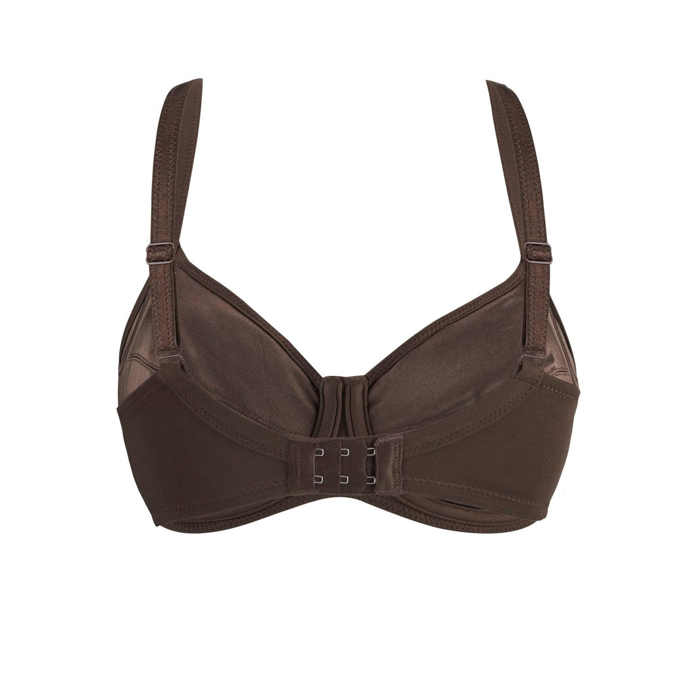 Cocoa-Underwired Silk & Organic Cotton Full Cup Bra with removable paddings - Juliemay Lingerie