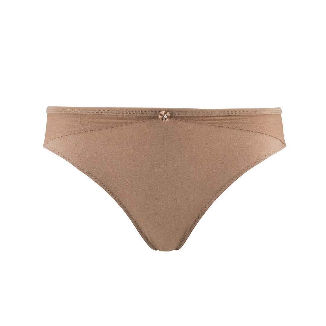 Hope Silk and Organic Cotton Brief in Skin Tone Colours, view 7 – Juliemay Lingerie