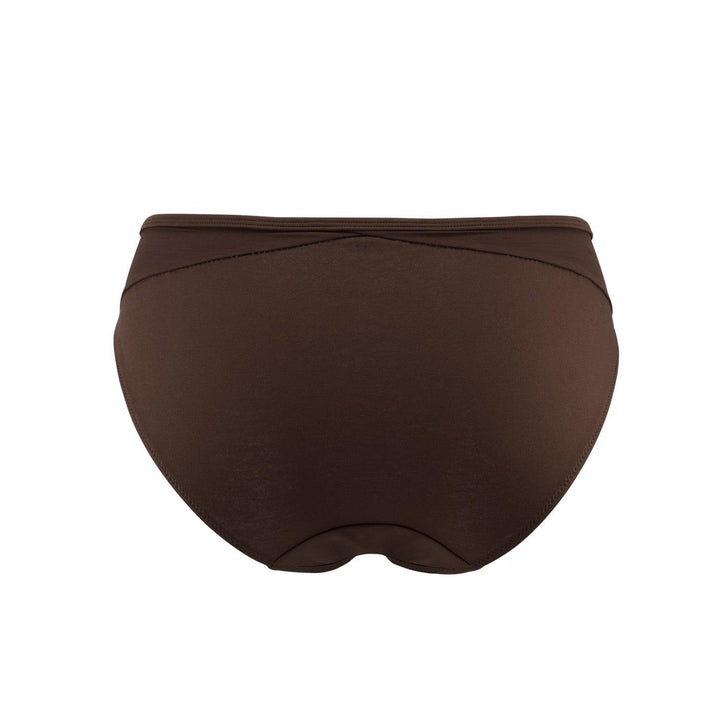 Hope Silk and Organic Cotton Brief in Skin Tone Colours, view 10 – Juliemay Lingerie