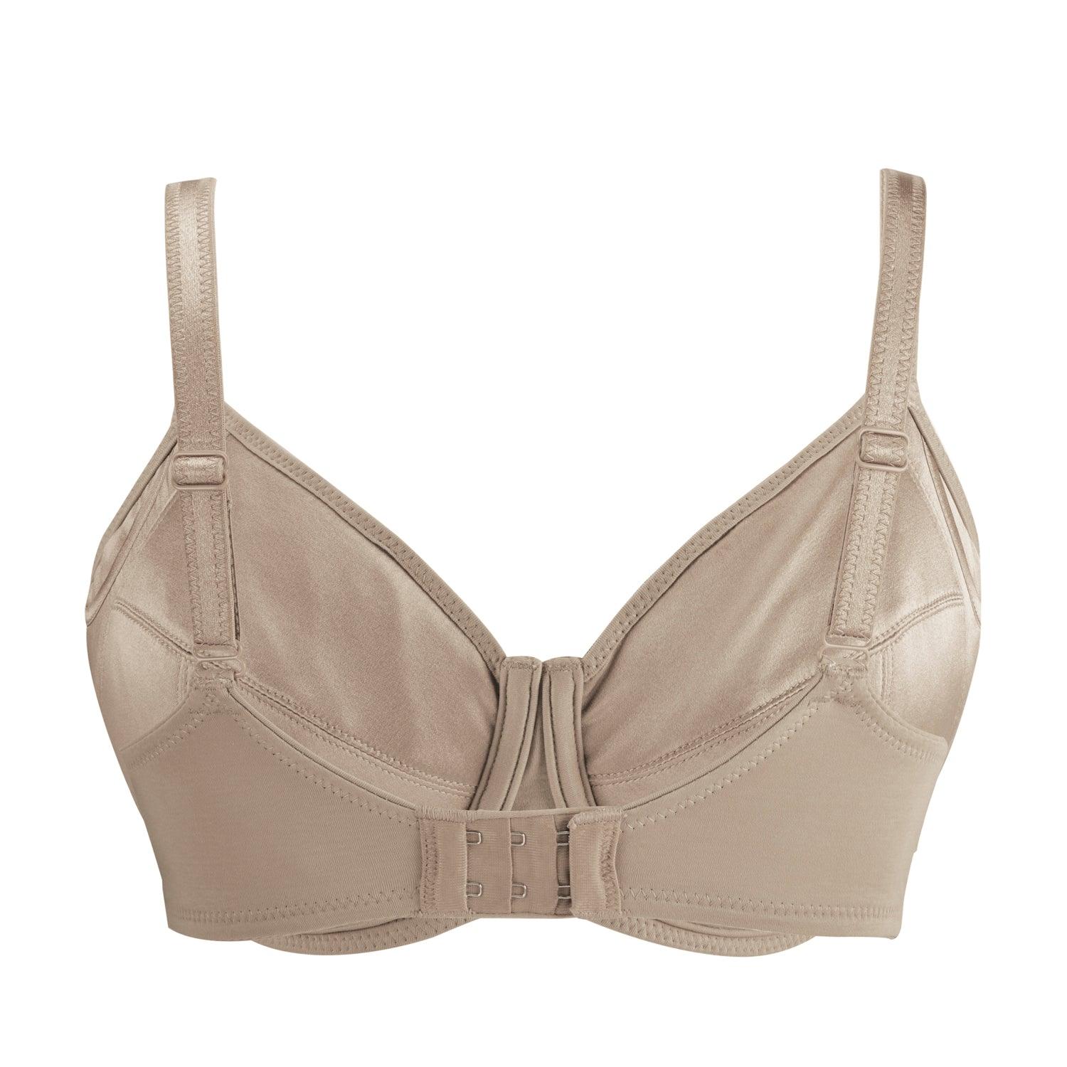 Shell-Underwired Silk & Organic Cotton Full Cup Bra with removable paddings - Juliemay Lingerie